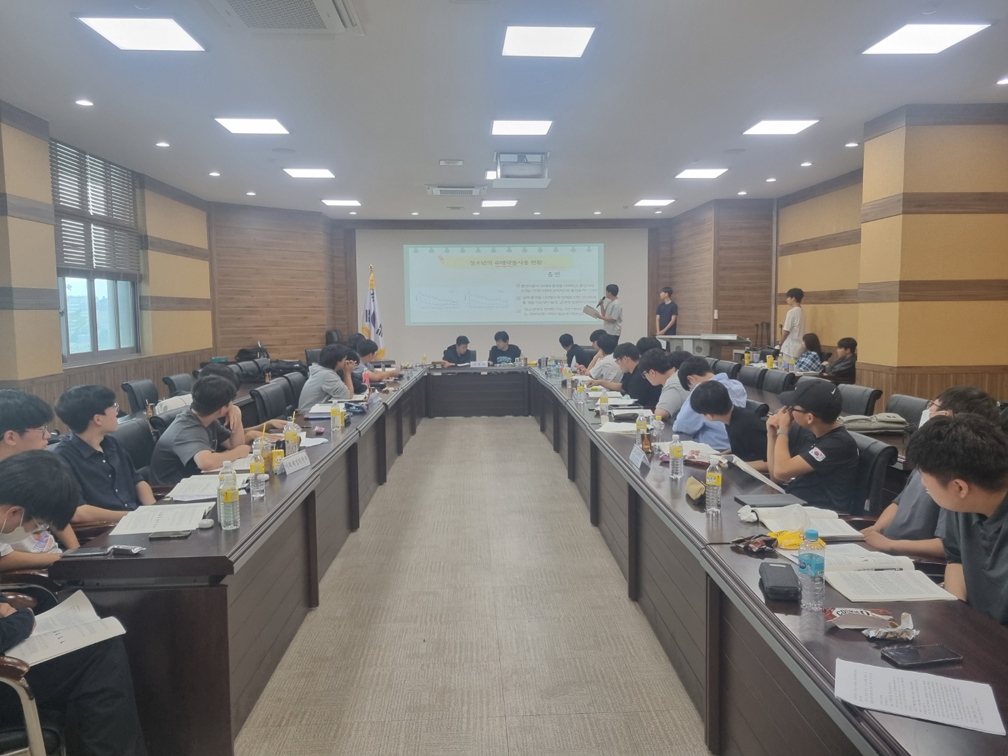 2024년 청소년 모의국회 사진