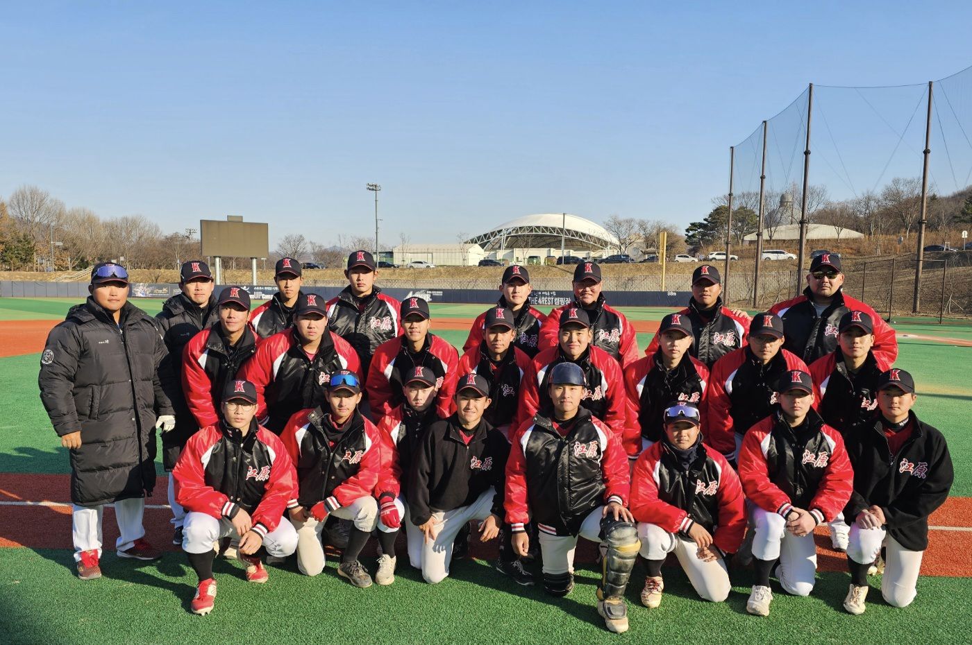 2023학년도 강원고 야구부 단체사진 사진