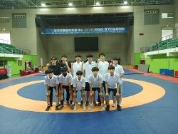 양정모올림픽제패기념 제47회 KBS배 전국레슬링대회 사진